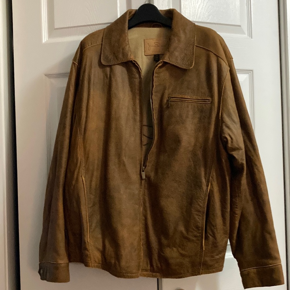 James Dean Men’s Leather Jacket Med